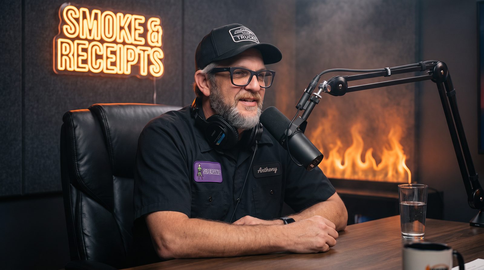 Anthony Limpert at the Smoke and Receipts desk