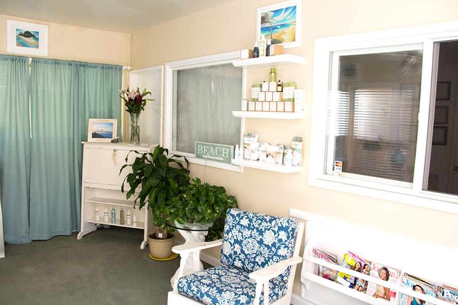 The sugaring room at Molly's Sugar Shack in Pacific Beach