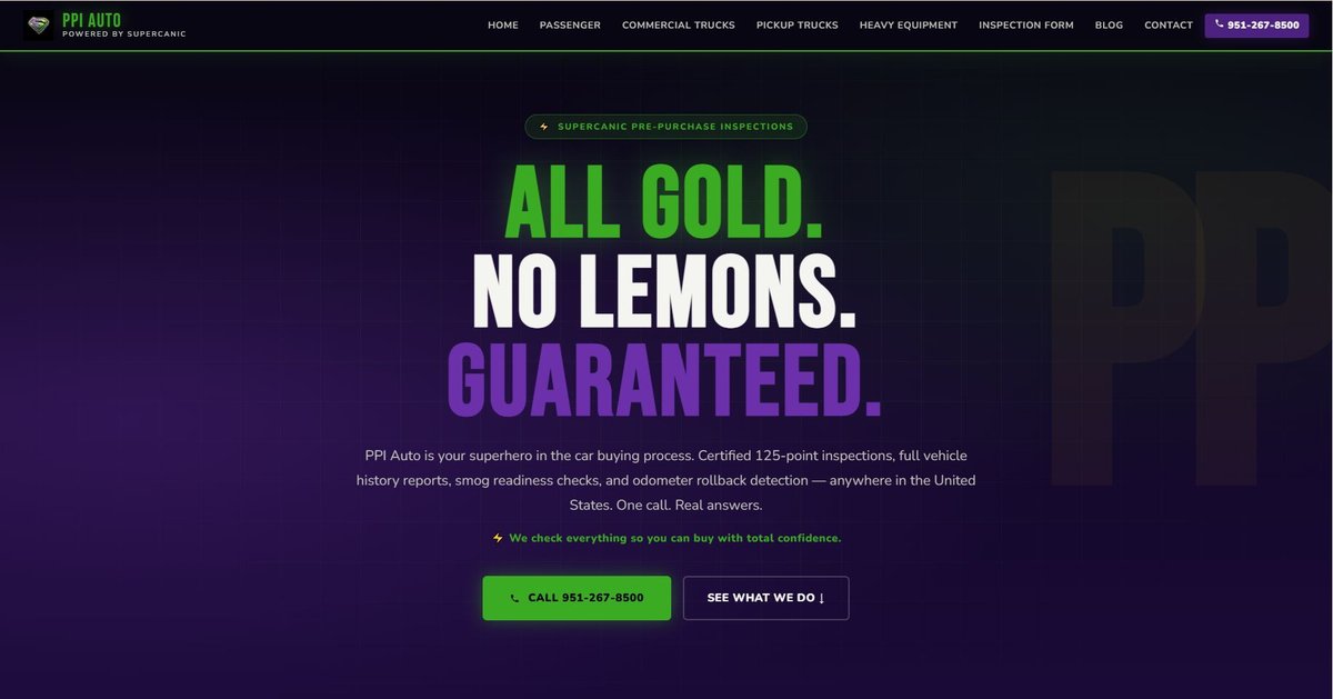 PPI Auto website
