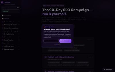 Clickflame Courses platform