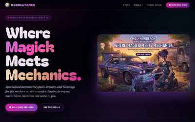 Moonswrench website screenshot
