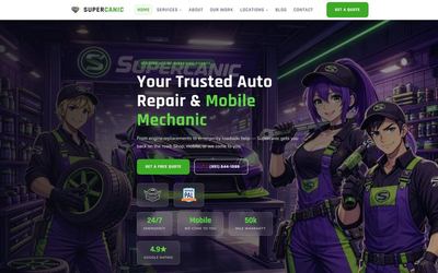 Supercanic website built by Clickflame
