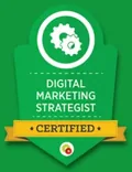 DigitalMarketer Certified Digital Marketing Strategist badge