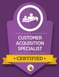 DigitalMarketer Certified Customer Acquisition Specialist badge