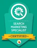 DigitalMarketer Certified Search Marketing Specialist badge