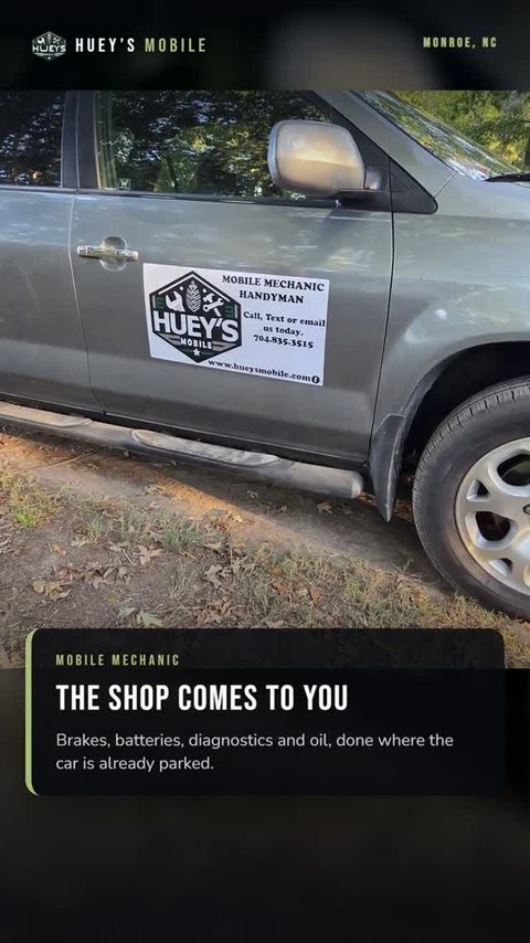 Frame from the Huey's Mobile video