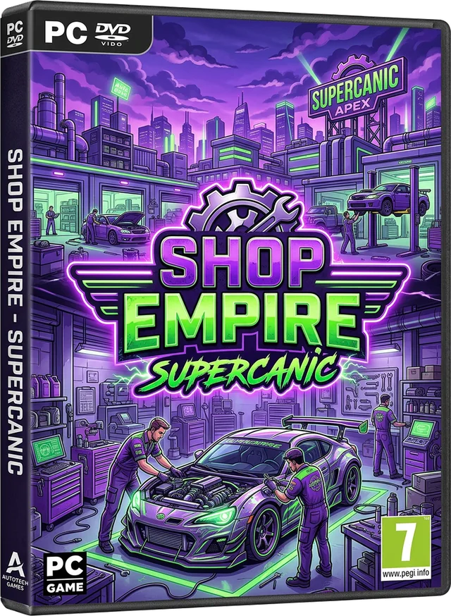 Cover art for Supercanic Shop Empire, our video game