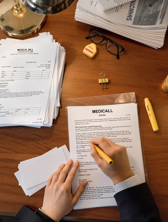 Reading medical bills and records line by line