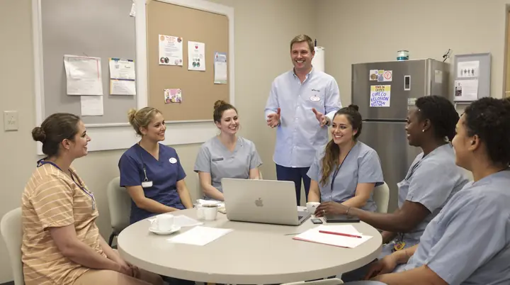 Short security training with front desk and nursing staff at a Madison pediatric clinic