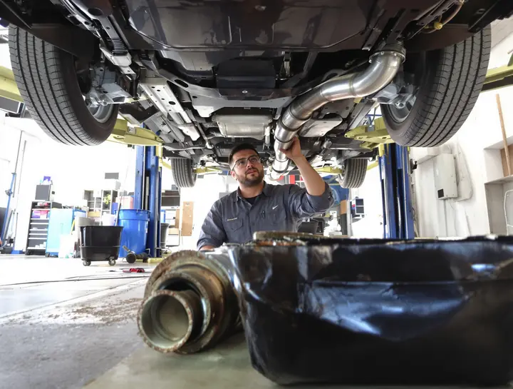 New catalytic converter going in on the lift