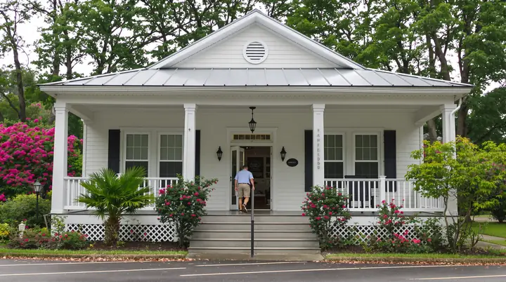 The office porch in Myrtle Beach