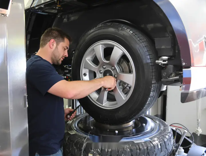 Balancing a wheel
