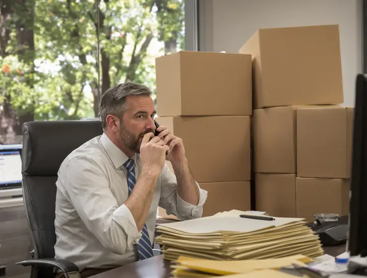 Daniel Ruiz on a call about a client's records